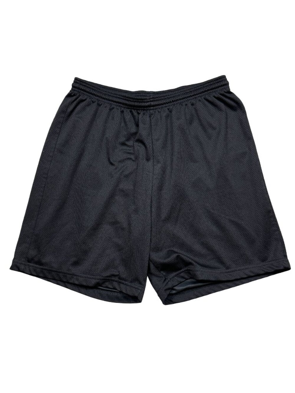 Prospirit Black Mesh Athletic Shorts Mens Size L Lined Elastic Waist Basketball